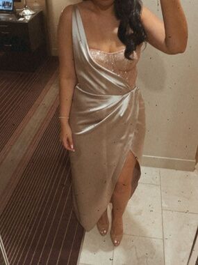 Milla champagne, pink one should dress